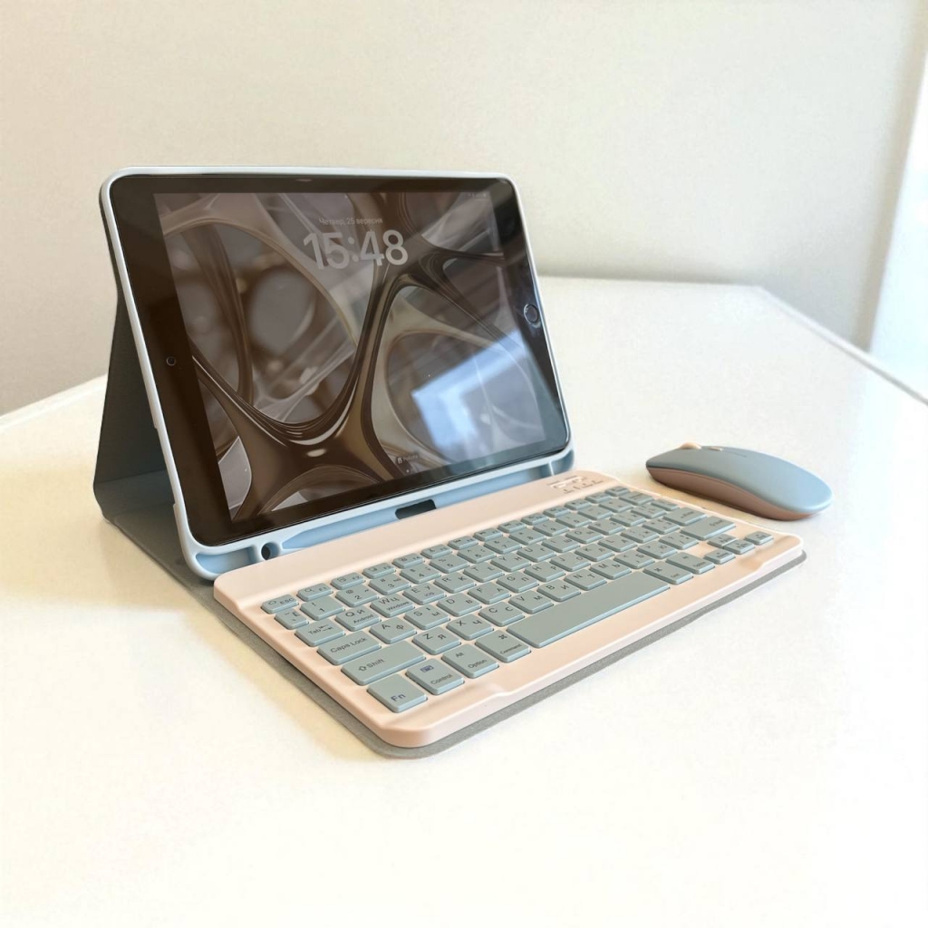 18096-chohol-klavatura-casefashion-v-komplekt-z-mishkoyu-dlya-ipad-11-a16-2025-tiffany-blue-stilus-v-podarunok